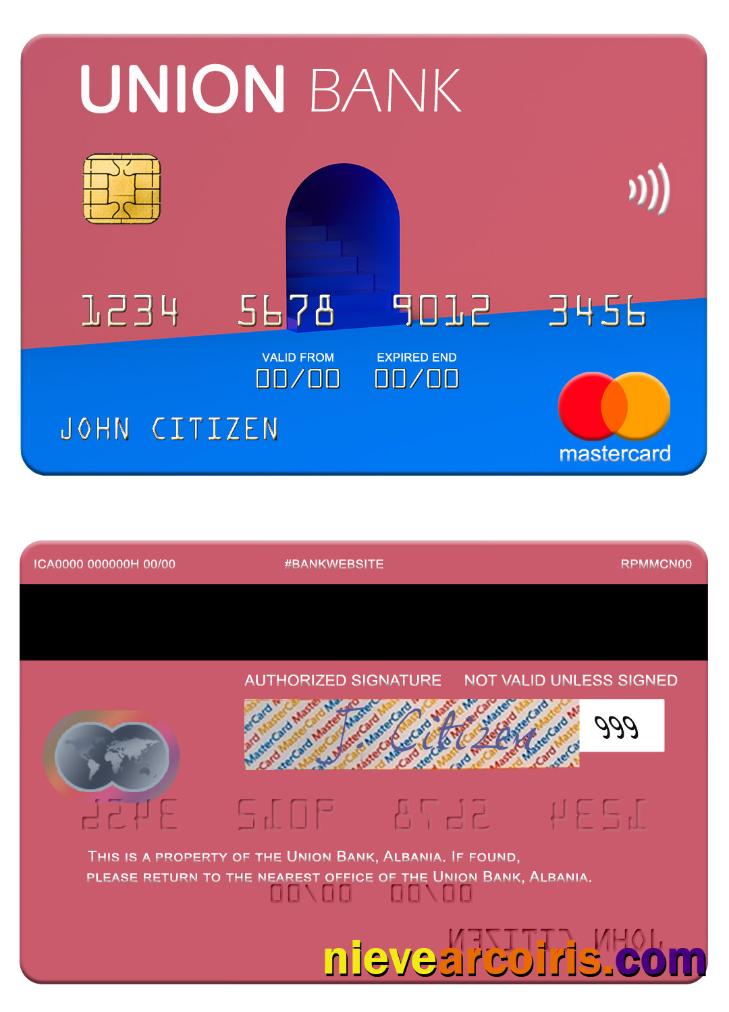 Albania Union Bank mastercard